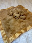 Puppy Dog Lovey  Cloud Island Security Blanket Golden Satin Baby Plush