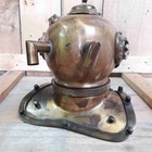 8   U s Navy Mark V Diving Divers Helmet Real Antique Finish Maritime Vintage Gf