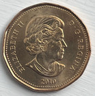 Canada Vancouver 2010 Inukshuk  1 One Loon Dollar Plucked From Mint Roll