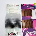 Hair Accessory Lot Scunci Side Combs Goody Bobby Pins Conair Nwt Sealed Bundle
