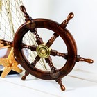 Nautical Handcrafted Wooden Ship Wheel   Pirate s Wall Home Decor   Gifts 12  
