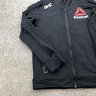 Ufc Jacket Mens Small Black Mixed Martial Arts Mma Reebok Hooded Sweatshirt
