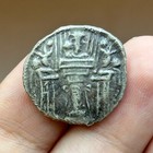 Exquisite Ancient Sasanian Empire King Shapur Rare Silver Coin