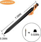 10 Pack Tent Stakes Heavy Duty  Aluminum Tent Stakes Pegs  Metal Tent Spikes  Gr