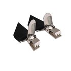 Suspenders For Boy And Girl Adjustable Elastic With Strong Metal Clips Black
