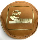 Vintage Oxy Cities Services Citgo Petroleum Oil Gas Leather Bean Bag Paperweight