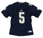 Adidas Youth Ncaa Notre Dame Fighting Irish  5 Jersey  Navy