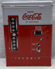 Coca-cola Vintage Vending Machine Tin Red White Original 1997 Soda