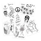 Lady Gaga Temporary Tattoos   Realist   Life-sized   Skin Safe