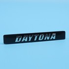 For Charger Daytona Dash Emblem Insert Nameplate Badge Chrome Black
