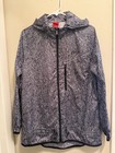 Nike Tech Flash Women s Windbreaker Jacket Purple Zebra Print Full Zip Sz L