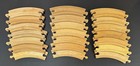 Lot Of 21 Thomas   Friends Wooden Railway 6 5  Curved Track Pieces - Brio Compat