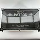 Patron Tequila Metal Silver Storage Box Suitcase 14 X 10 X 5