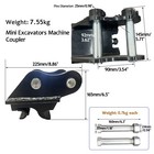Attachment Quick Hitch Attachments For Mini Excavator Coupler backhoe Attachment