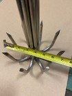 7 Inch 8 Prong Welded 3 8    Stainless Mussel Hook Bridge Gaff With Eye For Rope