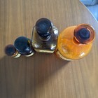 Lot Of 4 Apothecary Amber Bottles Heroin  Cocaine  Morphine Circa 1900 Argentina