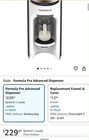 Baby Brezza Formula Pro Advanced Baby Formula Dispenser Machine Warm Bottle Make