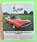 1971 Dodge Challenger   Full Line News-insert 8-pg Color Catalog Brochure Xlnt  