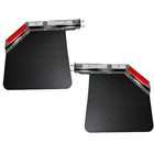 Hd Spring Loaded Mudflap Hanger Angled Stainless 1 125   Mud Flap For Semi Truck