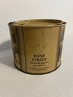 Vintage Bond Street Pipe Tobacco Tin 7 Oz Phillip Morris Empty Can W lev A Lift