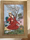 Persian Miniature Style Original  signed  Fine Art  Beautiful Woman