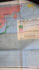 Vintage A   J Nystrom Classroom Map Westward Movement Map Hanging Folding   