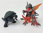 Gamera 3  Revenge Of Iris Gashapon Mini Figure Set Gamera 1999 Hg Series Bandai