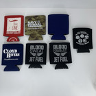 Lot Of 7 Can Coozies Usa Flag Patriotic Military Insulator Koozie Sleeve Holder
