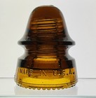 Nice Amber Cd 162 Hemingray - 19  Signal Glass Insulator