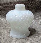 Vintage White Hobnail Milk Glass Lamp Globe  5 5  Tall  Great Condition 
