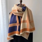 Winter Cashmere Scarf Women Luxury Print Female Shawl Wrap Scarves Lady Thick Wa