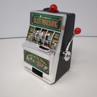 Vintage Jackpot Slot Machine  Bar 7- Coin Bank  Savings Bank 8  Tall  Lights Up