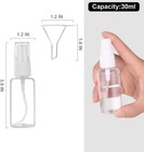Spray Bottle  1oz 30ml Small Plastic Fine Mist Spray Bottles  Mini Empty Travel