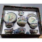 Childs Teaset Marked Japan  16 Pieces Lusterware Vintage Little Hostess Set