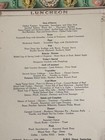 1954 Vintage Cruise Line Menu Holland-america Line Luncheon Feb  12th