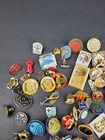 Vintage Lapel hat Pins Mixed Lot Of 118 Pins Souvenir Collectible