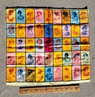 Antique Old Mill Cigarette Silks Female Actress Lot Flat Pillow Case