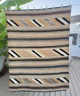Antique Navajo Chinle Wool Rug W docs Large Southwestern Textile Vegetable Dyed