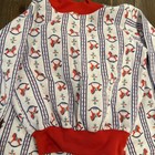 Vtg Lanz Of Salzburg Toddler Pajamas 3t Flannel Rocking Horse 2 Piece Polyester