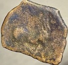 Ancient Celtic Oretani People 100bc-76bc Iberian Rare Coin Bull Crescent Genuine