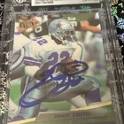 Cowboys Emmitt Smith Authentic Signed 1992 Ultra  88 Card Auto  Slabbed
