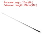     collapsible 8-45  Telescopic Antenna Sma Male Fm Radio Vhf 136-174mhz 20-130cm