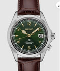 2026  Seiko Prospex Spb121 Alpinist Green Dial W Leather Strap Automatic Watch