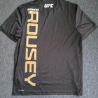 Men s Reebok Ufc Fighter Ronda Rousey Jersey Gold black Medium