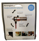 Kensington Portable Combination Laptop Lock 6ft Steel Cable Red New 