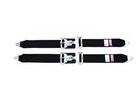 Rjs Racing Sfi 16 1 Latch   Link 3  Lap Belts Black Pair 50502 15001901