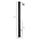 Outdoor Solar Shower W  Hot And Cold Adjustment For Poolside Beach Pool Spa
