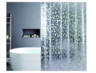 Eva Shower Curtain Liner 72x72   3d Pebble Design Odorless  Non Toxic Waterproof