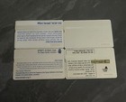 Rare Phone Cards Used Israel  4pcs