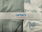 Carter s Just One You Baby Boys  Dino Hooded Bath Towel - Sage Green